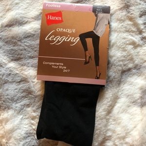 Hanes opaque legging